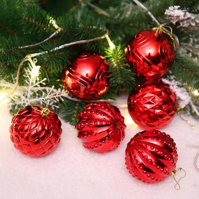 China Sustainable& eco-friendly & 2021 New Design Odorless Fashionable Decoration Shatterproof Plastic Christmas Tree Ornaments Ball Set for sale