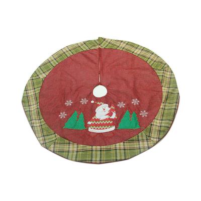 China Chirstmas Decor Christmas Tree Bottom Decorations Customize Snowman Christmas Tree Skirt for sale