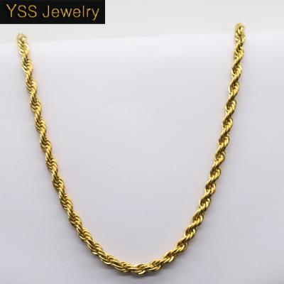 China 316 Stainless Steel Jewelry Rope Chain Twist Necklace JYS031 for sale