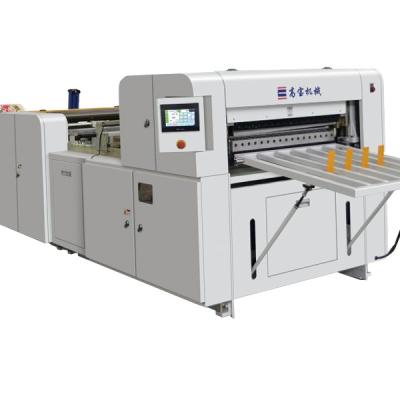 China Factory Paper Roll To Sheet Cutting Machine For Food Grade Paper Cups Fan Cutting And Making for sale