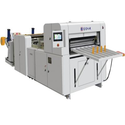 China Factory high precision paper roll to sheet cutting machine for making flat bottom paper bags for sale