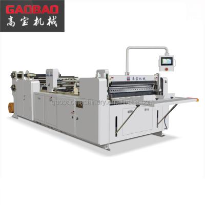 China High Precision Semi-automatic Paper Sheet Roll Cross Cutting Machine HQJ-D for sale