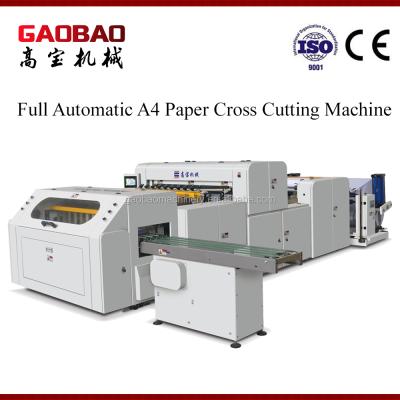 China Factory Full Automatic Jumbo Roll A4 Photocopy Paper Cutting Machine With Manufacturer Price for sale