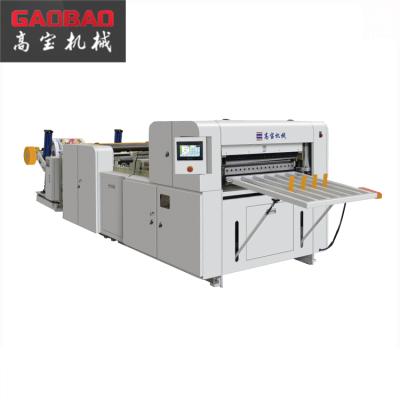 China Gaobao Germany High Speed ​​Fully Automatic Paper Photo Paper Packaging Paper Roll To Sheet Slitter for sale