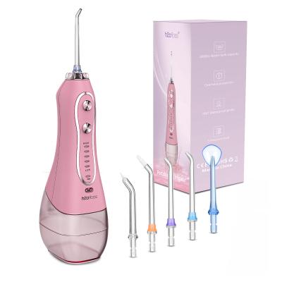 China Plastic Rechargeable Oral Care Water Flosser Dental Portable Oral Irrigator for sale