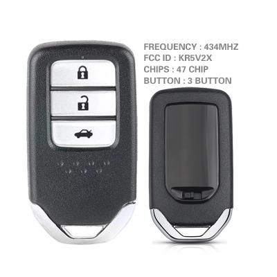 China Replacement Honda Jazz Grace Fit CN003136-C City Jazz Grace Fit Smart Remote Control Car Key 3 Buttons 433MHz for sale