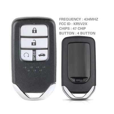 China Replacement Honda Jazz Grace Fit CN003136-E Driver CR-V Driver City Jazz Grace Fit Smart Remote Control Car Key 4 Buttons 433MHz for sale