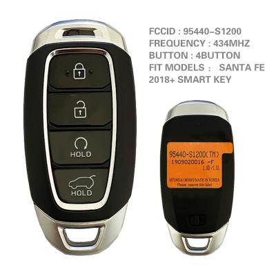 China For Hyundai Genuine Santa Fe 2018+ CN020165 For Genuine Hyundai Santa Fe 2018+ Smart Key, 4Buttons, TQ8-FOB-4F19, 433MHz 95440-S1200 Keyless GO for sale