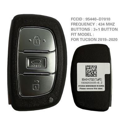 China For Hyundai Tucson 2019-2020 Genuine Genuine Smart Remote Key CN020145 Hyundai Tucson 2019-2020 Genuine Smart Remote Key 4 Buttons Auto Start Transponder 433 Type HITAG3 95440-D70 for sale