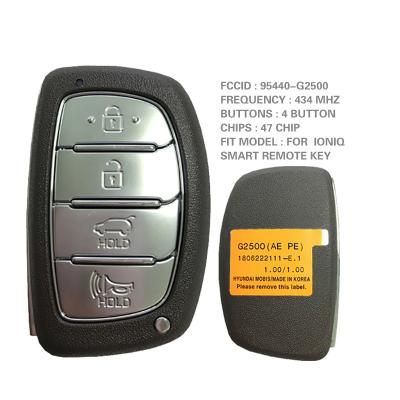 China For Hyundai Ioniq Smart Remote Genuine Key CN020140 For Hyundai Ioniq Genuine Smart Remote Key 4 Buttons 433MHz 95440-G2500 for sale