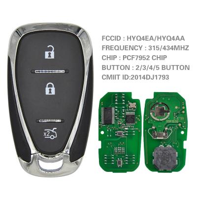 China For Chevrolet Camaro CN014082-C For Chevrolet Camaro Equinox Cruze Malibu Spark Car HYQ4EA HYQ4AA ID46 PCF7952 Remote Control Chip 315/434mhz for sale