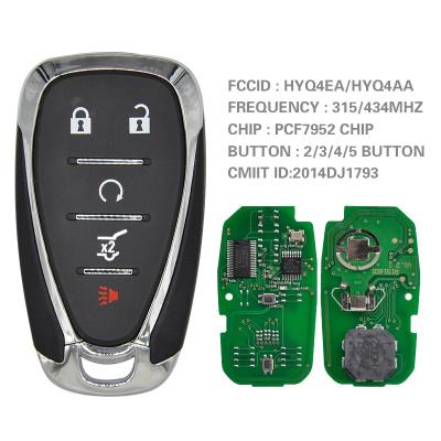 China For Chevrolet Camaro CN014082-I For Chevrolet Camaro Equinox Cruze Malibu Spark Car HYQ4EA HYQ4AA ID46 PCF7952 Remote Control Chip 315/434mhz for sale