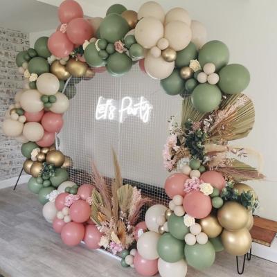 China Birthday /Wedding Party Decor/Gifts Balloon Arch Kit 130 Pcs Vintage Theme Jungle Safari Party Decoration Latex Balloon Kids Party Balloon Garland Set for sale