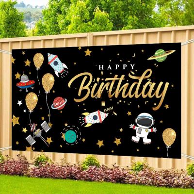 China Wholesale Party Happy Birthday Backdrop Banner Decorations Large Colorful Party Decorations Supplies for sale