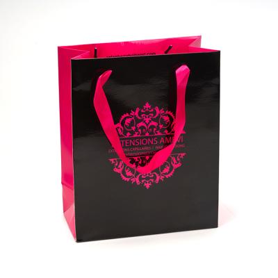 China Recyclable Recyclable Kraft Paper Bag With Your Own Logo Custom Shopping Paper Bag For Food With Handle for sale