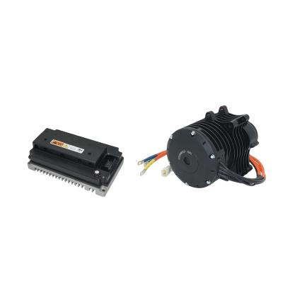 China QSMOTOR 72V 100KPH 138 3000W V3 5500W Max Continuous Mid Drive Motor Waterproof Conversion Kit with EM200SP Controller for Dirt Bike for sale