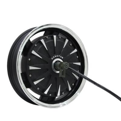 China Hot Sale DIY QS Gearless Motor 14*3.5inch 2000W 260 V4 60kph BLDC Motor In-wheel Hub Motor For Electric Scooter for sale