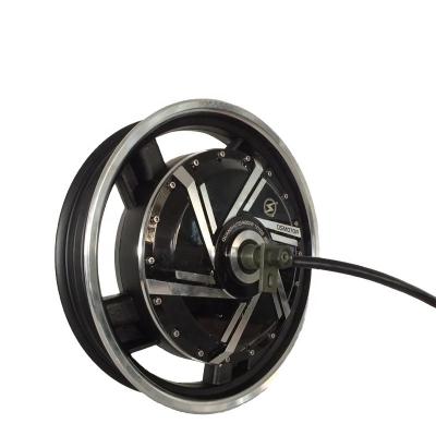 China Hot selling IP54 QS motor 16*3.0inch 2000W 273 V3 70kph BLDC in wheel motor double axle hub motor for scooter e-moto ectric for sale