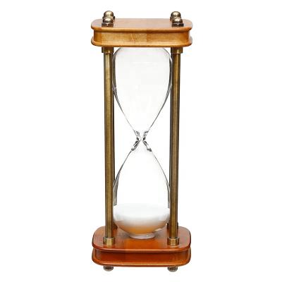 China 2021 Hot Selling Cheap Customized CLASSIC 2021 Sand Timer Basic Wooden Home Decoration Sand Timer for sale