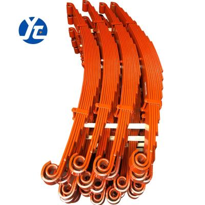 China Suspension system heavy truck chassis accessories, mine car plate spring, transport car suspension spring for sale