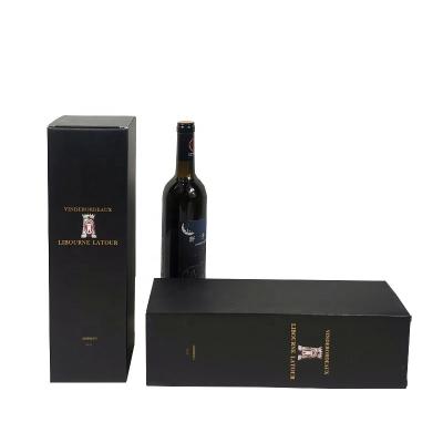 China Recycled Materials Custom Luxury Wine Box Logo Box Luxory Wine for sale