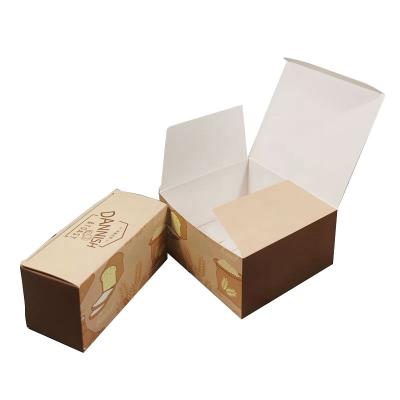 China Customized high quality luxury clear transparent cake box reused materials cake box cake box for sale