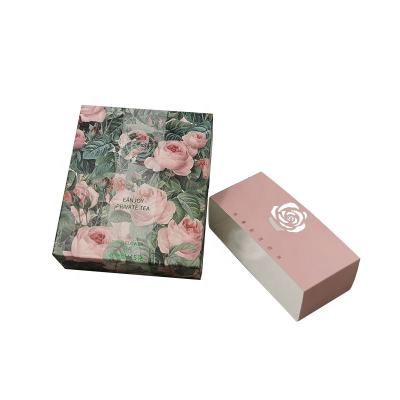 China Recycled Materials Color Cardboard Gift Box Lids And Luxury Custom Square Base Boxes Packaging Box for sale