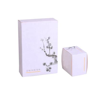 China Recycled Materials Ivory Panel Gift Box Custom Cosmetic Beauty Paper Boxes Packaging Box For Makeup for sale