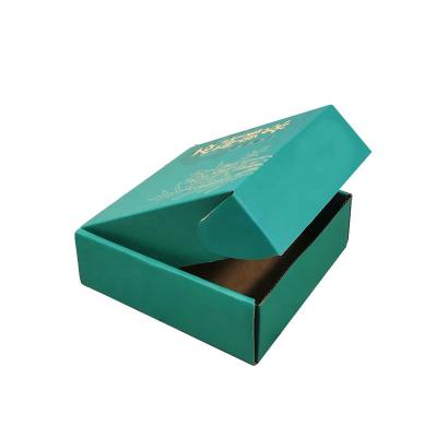 China Custom Logo Printed Rigid Paper Packaging Materials Recycled Postal Mailing Box Corrugated Cardboard Boxes for sale