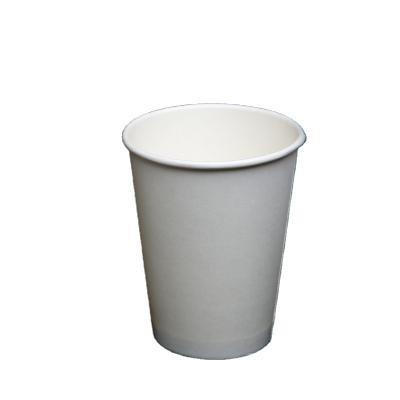 China Materials Factory Price Recycled Paper Cup With Plastic Lid For Coffee To Go Packing Color Customized Sample Design Free for sale