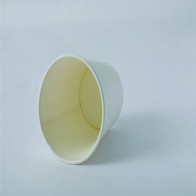 China Wholesale OEM Factory Price Recyclable White Paper Single Wall Cup Food Grade Quality Takeout for sale