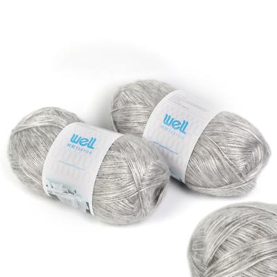 China Environmental protection wool nylon mohair acrylic jet air blended yarn for hand knitting weaving garment for sale