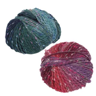 China New Fashion Anti-static TT Soft Polyester Yarns Corrugated Yarn Hand Knitted Yarn for sale