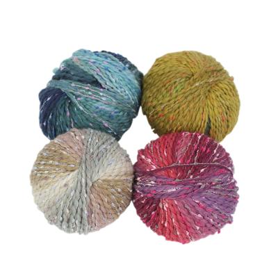 China China Supplier Fancy Yarn Polyester Yarn Anti-Static Material Dyed Belly Yarn Yarn for sale