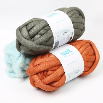 China Antistatic Soft Super Bulky Feeling Blanket Yarn Merino Wool Looping For Felting for sale