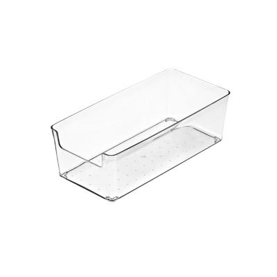 China Wholesale Viable Plastic Clear Organizer Storage Box Waterproof Transparent Table Top Organizer PET Manufacturer for sale