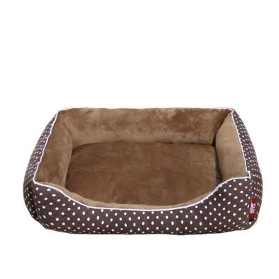 China Breathable Stylish Large Dog Kennel Bed Pet Couch Dog Beds Soft Pet Bed Washable for sale