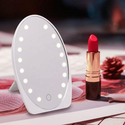 China Wholesale cosmetic lighted mirror lead customs the mirrors makeup mirror for sale