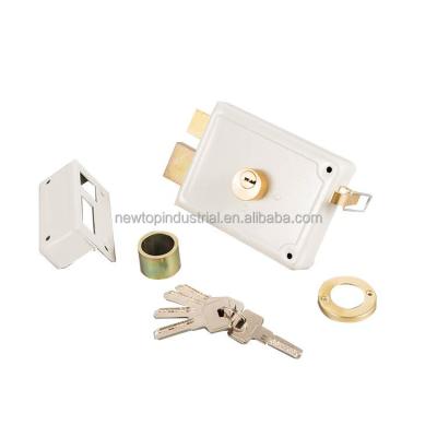 China Factory Price Heavy Duty 12cm Rim Night Latch Brass Door Locks for sale