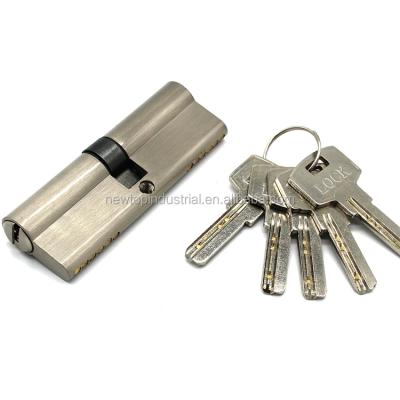 China Furnture Lock OEM Profile Brass Mortise Euro Euro Open Door Lock Cylinder Double for sale