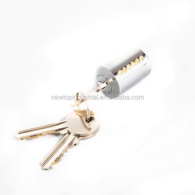 China Hot Sale Door Lock Manufacturing Copper Cam Stainless Round Lock Cylinder for sale