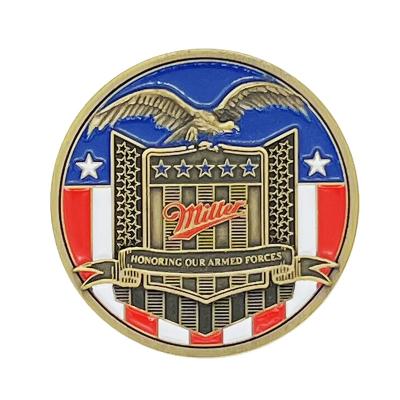 China Custom Europe Challenge Coin Travel Double Sided Logo Commemorative Coin Soft Enamel Embossed Metal for sale