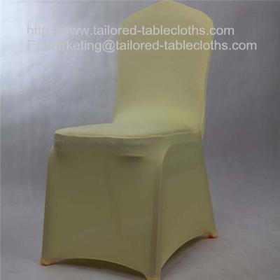 China Coloured stretchable lycra spandex wedding chair cover, stretch spandex chair covers, for sale