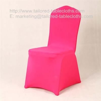 China We produce and sell colored spandex wedding banquet chair covers and table covers, for sale