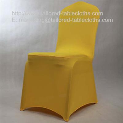 China Heavy duty spandex chair covers, 250GSM stretchable spandex chair cover, for sale