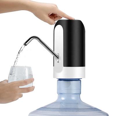 China Portable Rechargeable Electric Plastic Water Pump Water Bottle Cordless Automatic Drinking Pump For Home USB Filling for sale