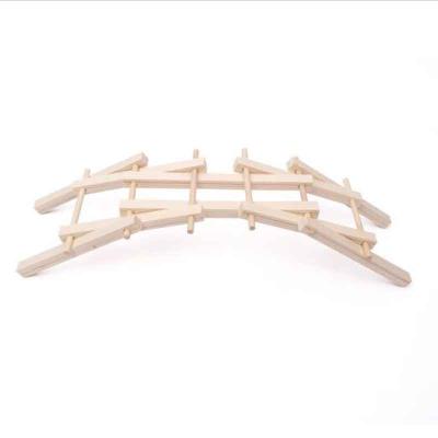 China Widely Used Wooden Model Arch Bridge Wooden Assembly Kit Science Building Model and Education Toys for sale