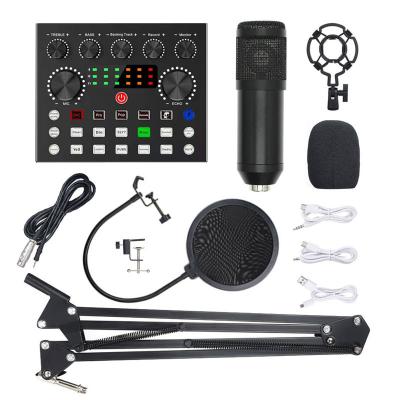 China New Headset Microphone Arriva V8S Sound Card Usb Recording Microphone Sound Card For Singing Live Broadcast for sale