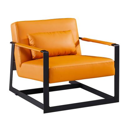 China Super Comfortable Stylish Home Collection High Quality Leather Armchair Comfortable Leisure Chair for sale