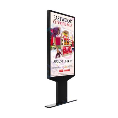 China High Brightness Lcd Indoor Advertising Display Kiosk Floor Standing Poster Digital Signage Kiosk Indoor Semi Outdoor POS Kiosk for sale